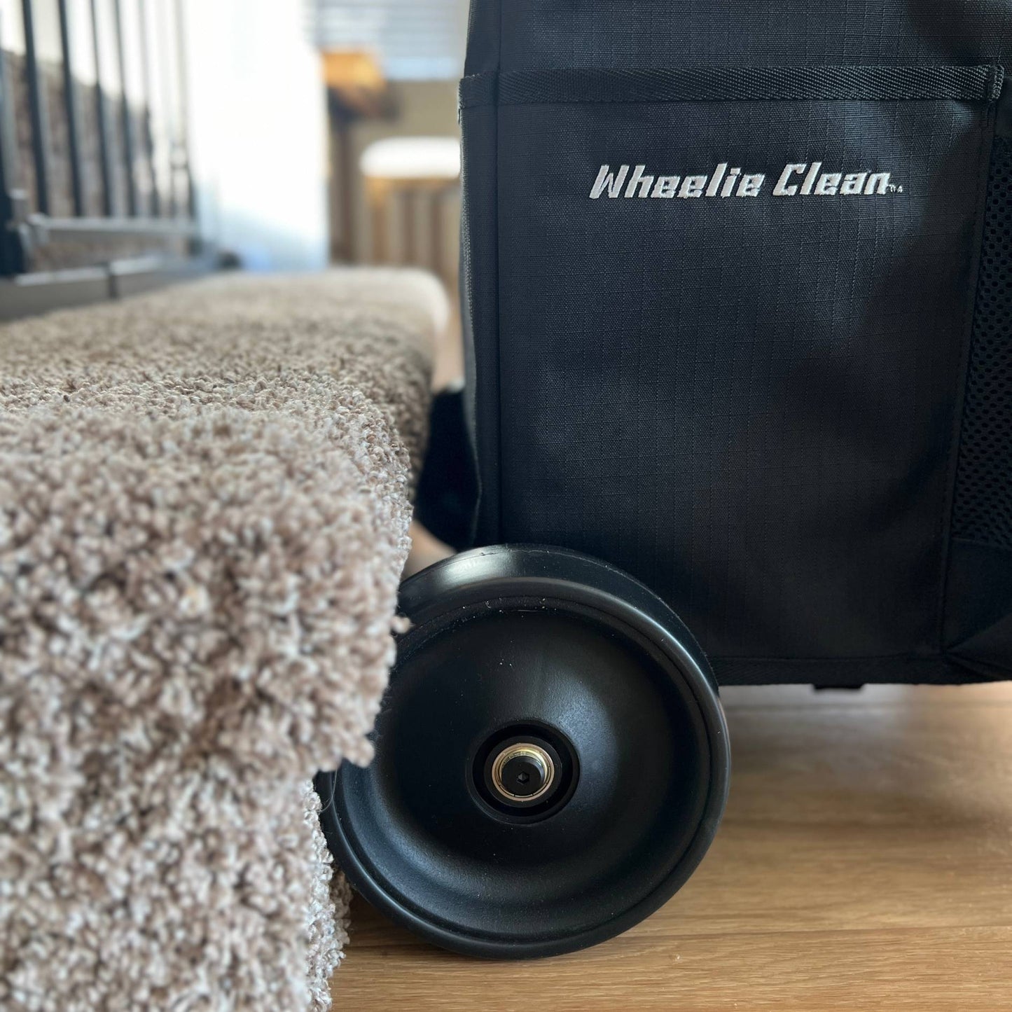 Wheelie Clean: Stair-Climbing Caddy