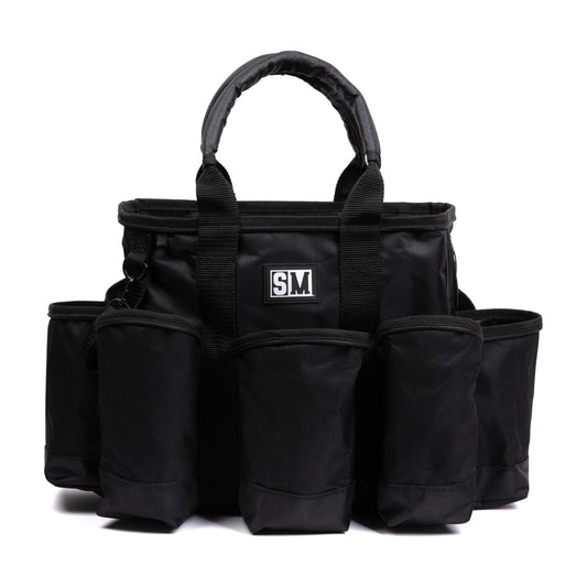 SupplyMaid Wolf Caddy Bag in black, front view
